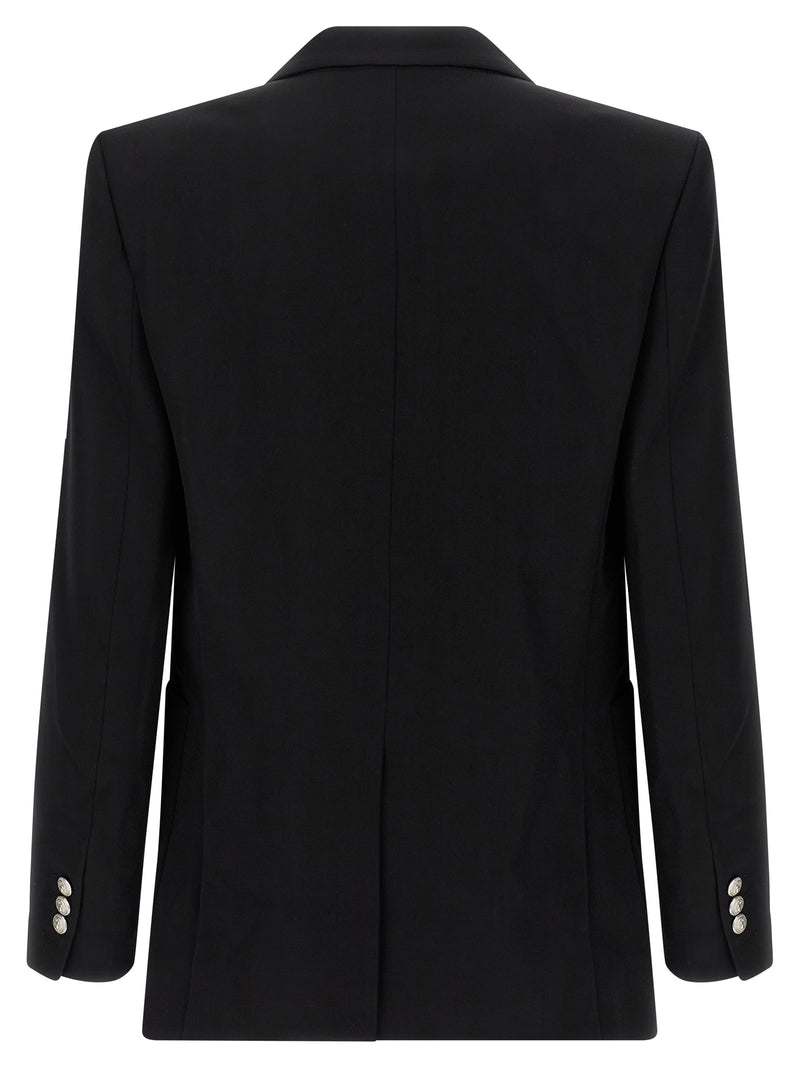 Blazer Balmain noir en laine vierge
