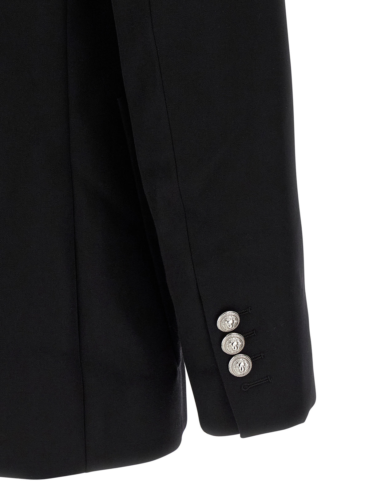 Balmain Black Virgin Wool Blazer