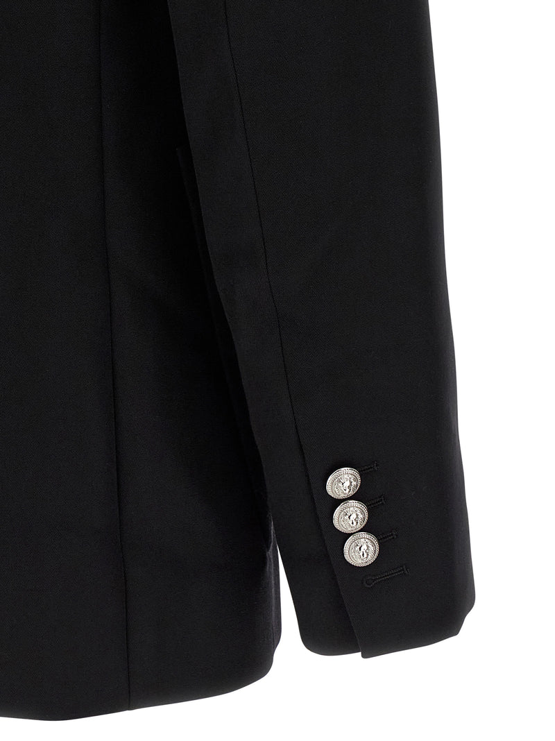 Blazer Balmain noir en laine vierge