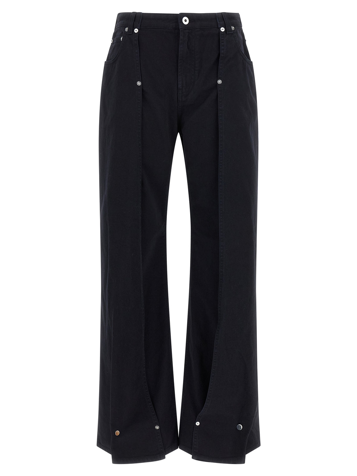Jean Paul Gaultier Jean en denim de coton bleu
