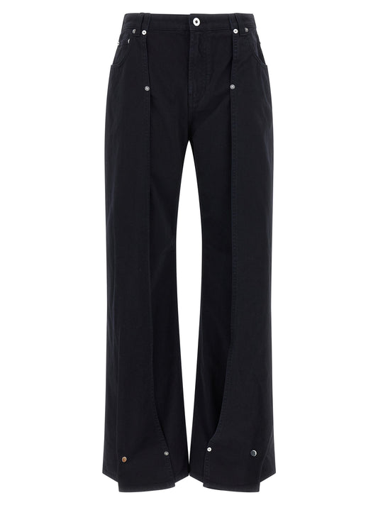 Jean Paul Gaultier Jean en denim de coton bleu
