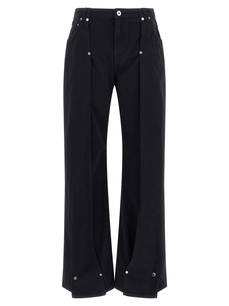 Jean Paul Gaultier Jean en denim de coton bleu