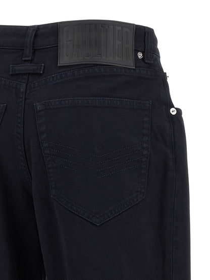 Jean Paul Gaultier Blue Cotton Jeans Denim