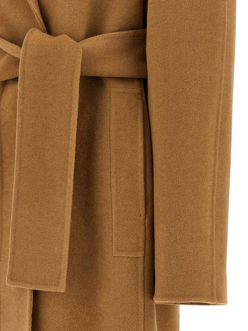 Khaite Deena Brown Wool Coat - Luxurious & Stylish