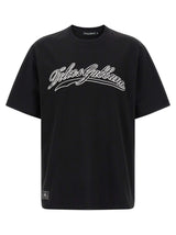 T-shirt bicolore en coton Dolce & Gabbana