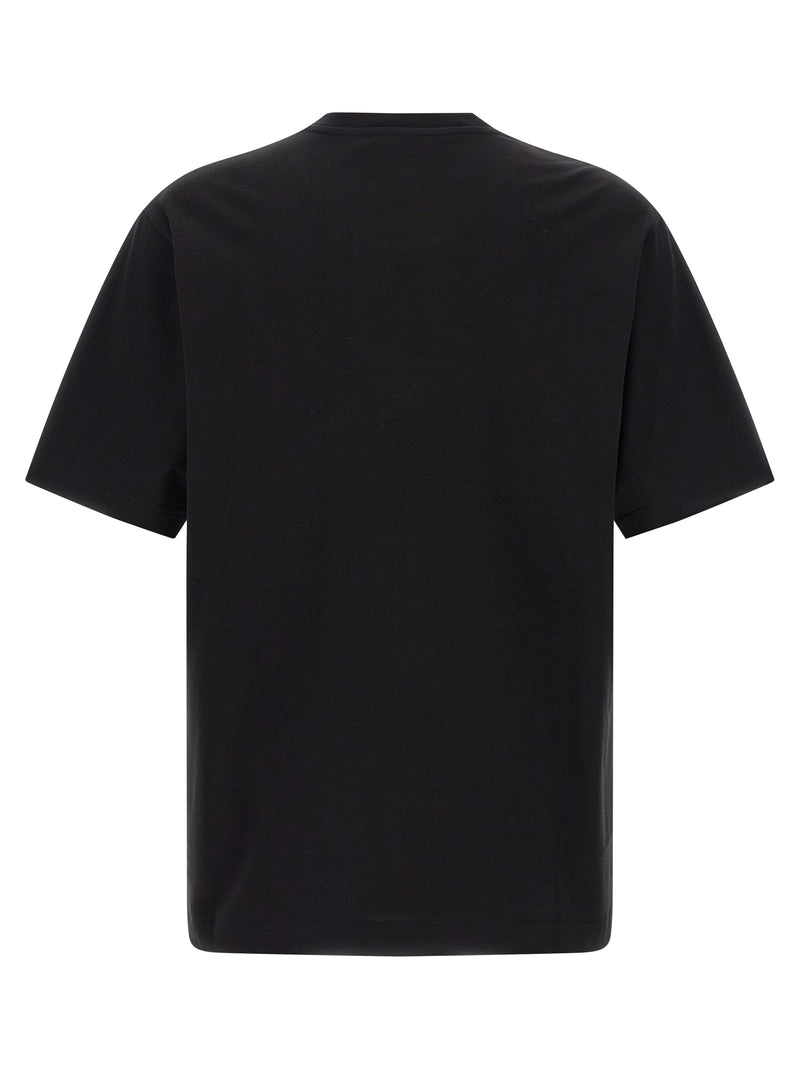 T-shirt bicolore en coton Dolce & Gabbana