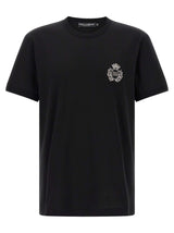 Dolce & Gabbana Black Cotton T-Shirt