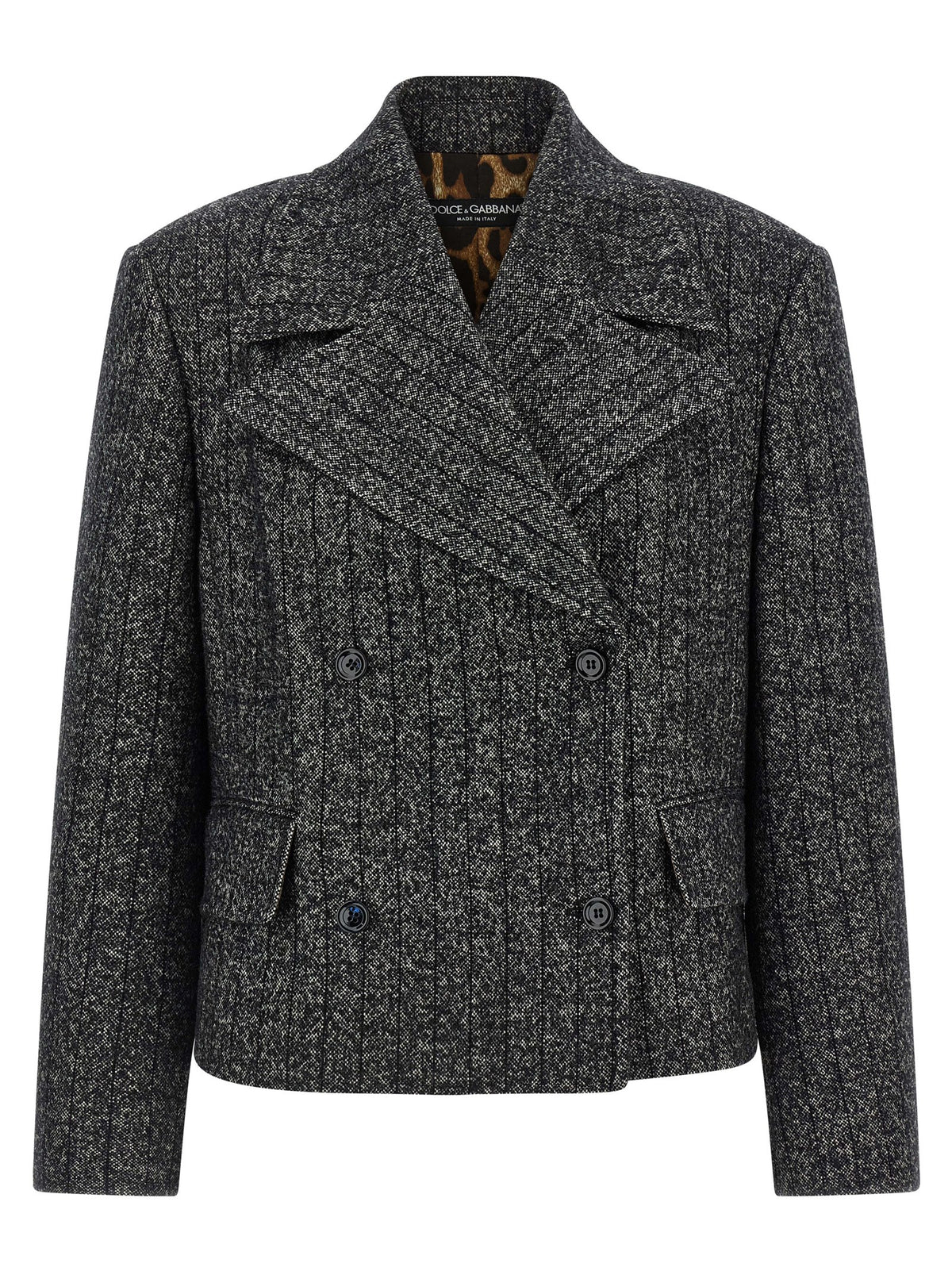 Dolce & Gabbana Bicolor Elastane Blazer