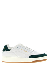 Baskets basses bicolores en cuir de veau Saint Laurent