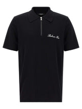 Balmain Bicolor Cotton Polo Shirt