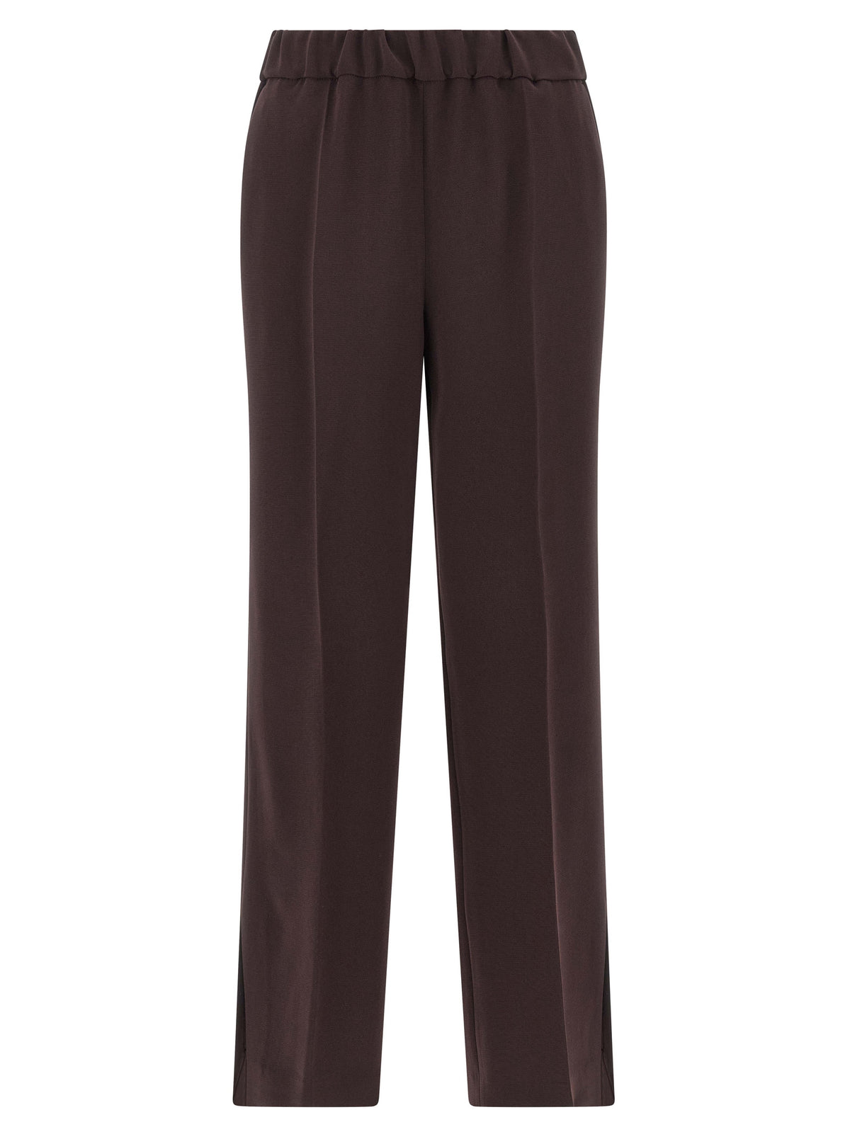 Alberto Biani Brown Triacetate Casual Pants