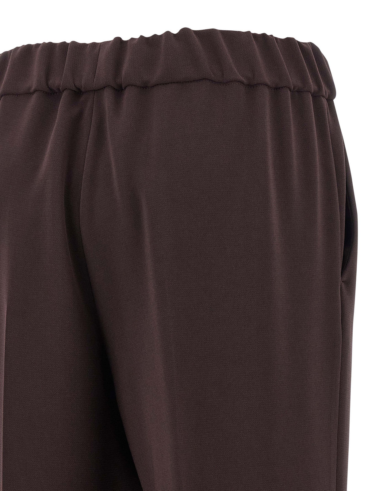 Alberto Biani Brown Triacetate Casual Pants