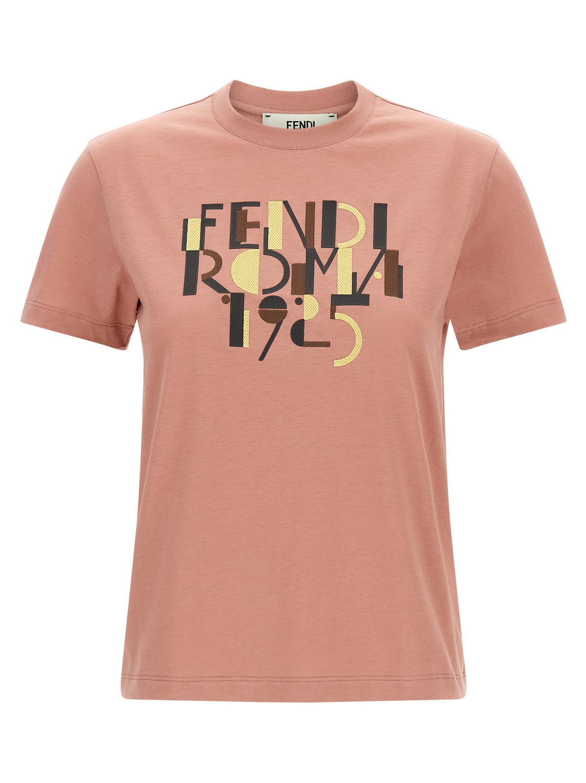 T-shirt en coton multicolore Fendi