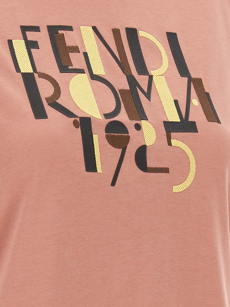 Fendi Multicolor Cotton T-Shirt