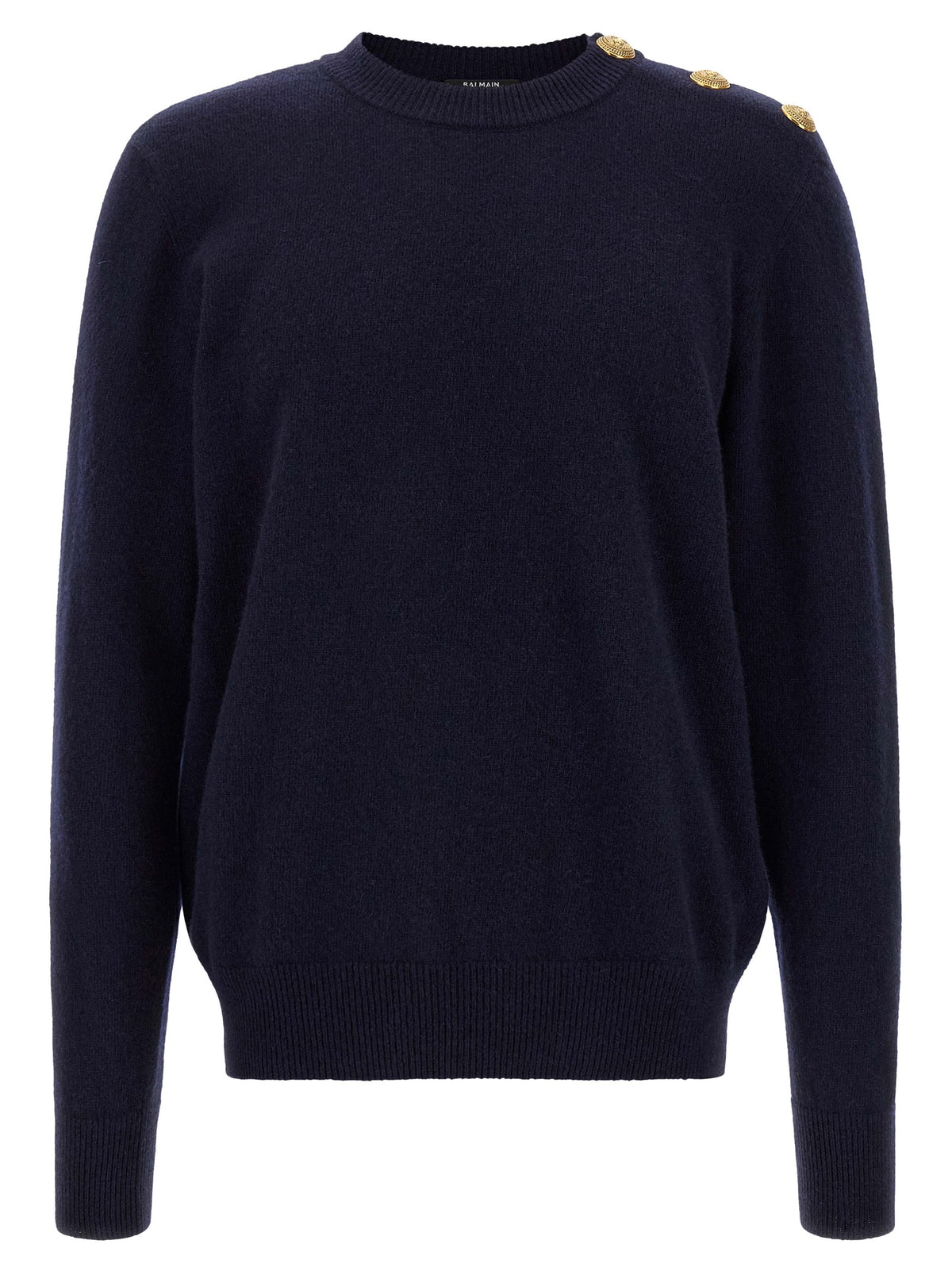 Balmain Blue Cashmere Cardigan for Men