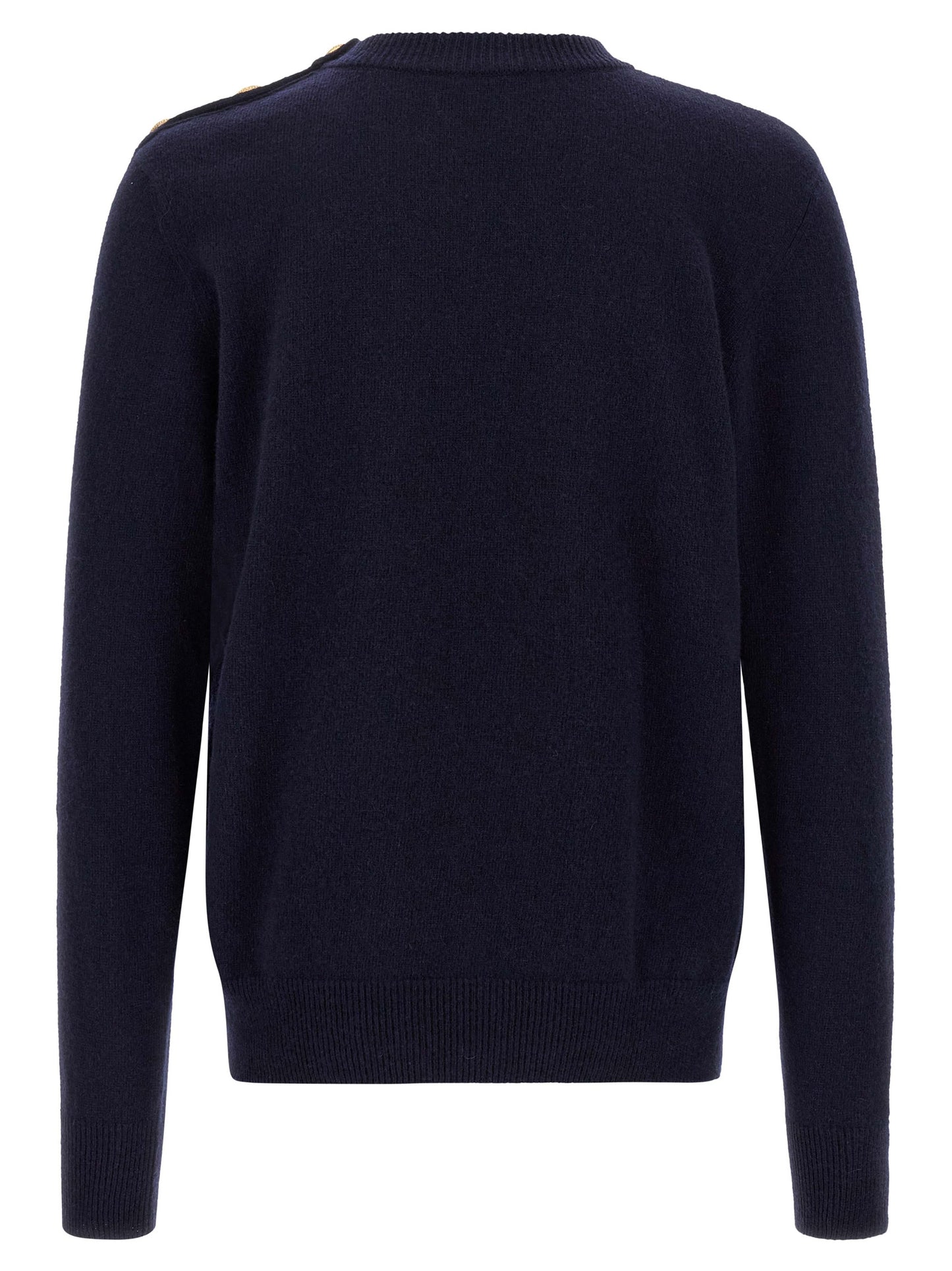 Balmain Blue Cashmere Cardigan