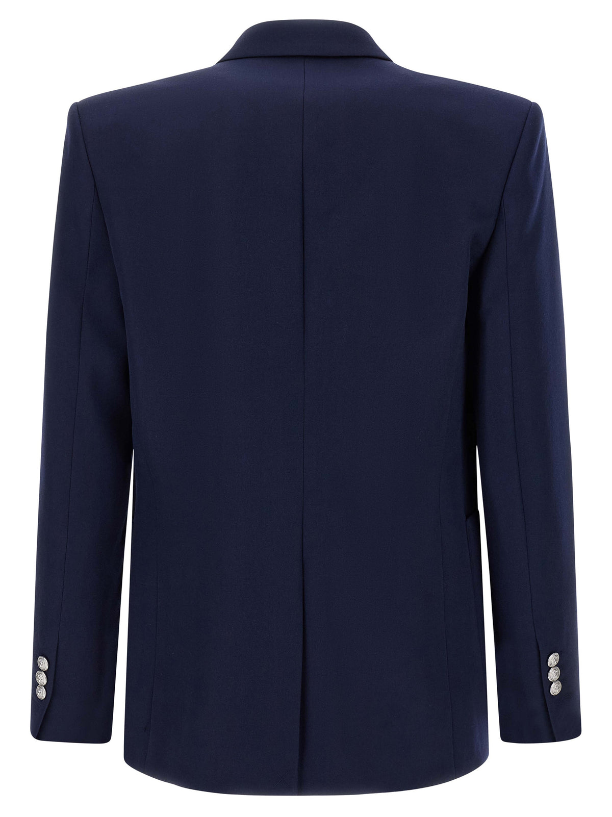 Blazer Balmain en Laine Vierge Bleue