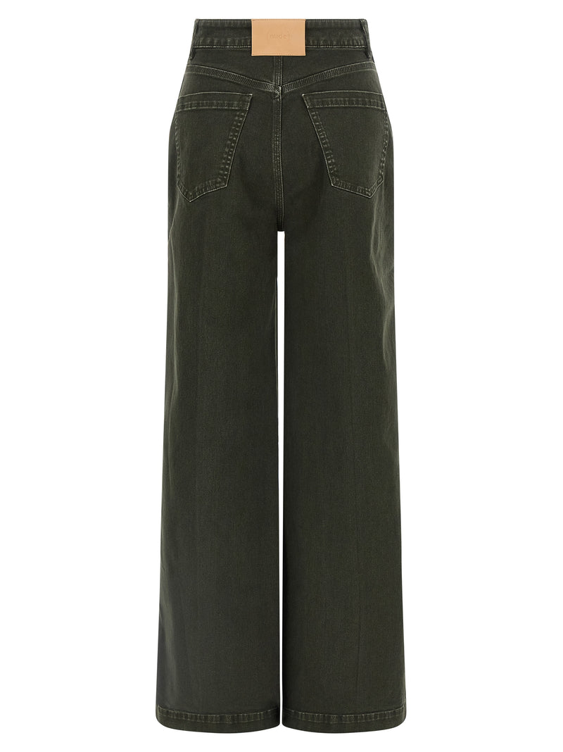 NUDE Black Cotton Jeans Denim