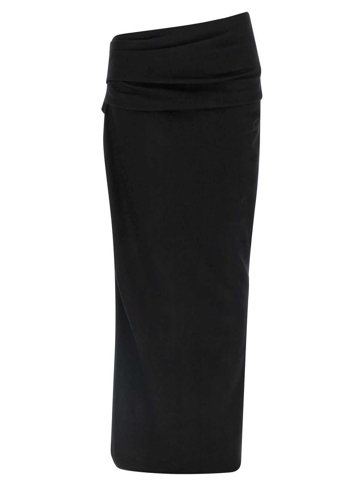 Entire Studios Black Wool Midi Skirt - Elegant and Stylish
