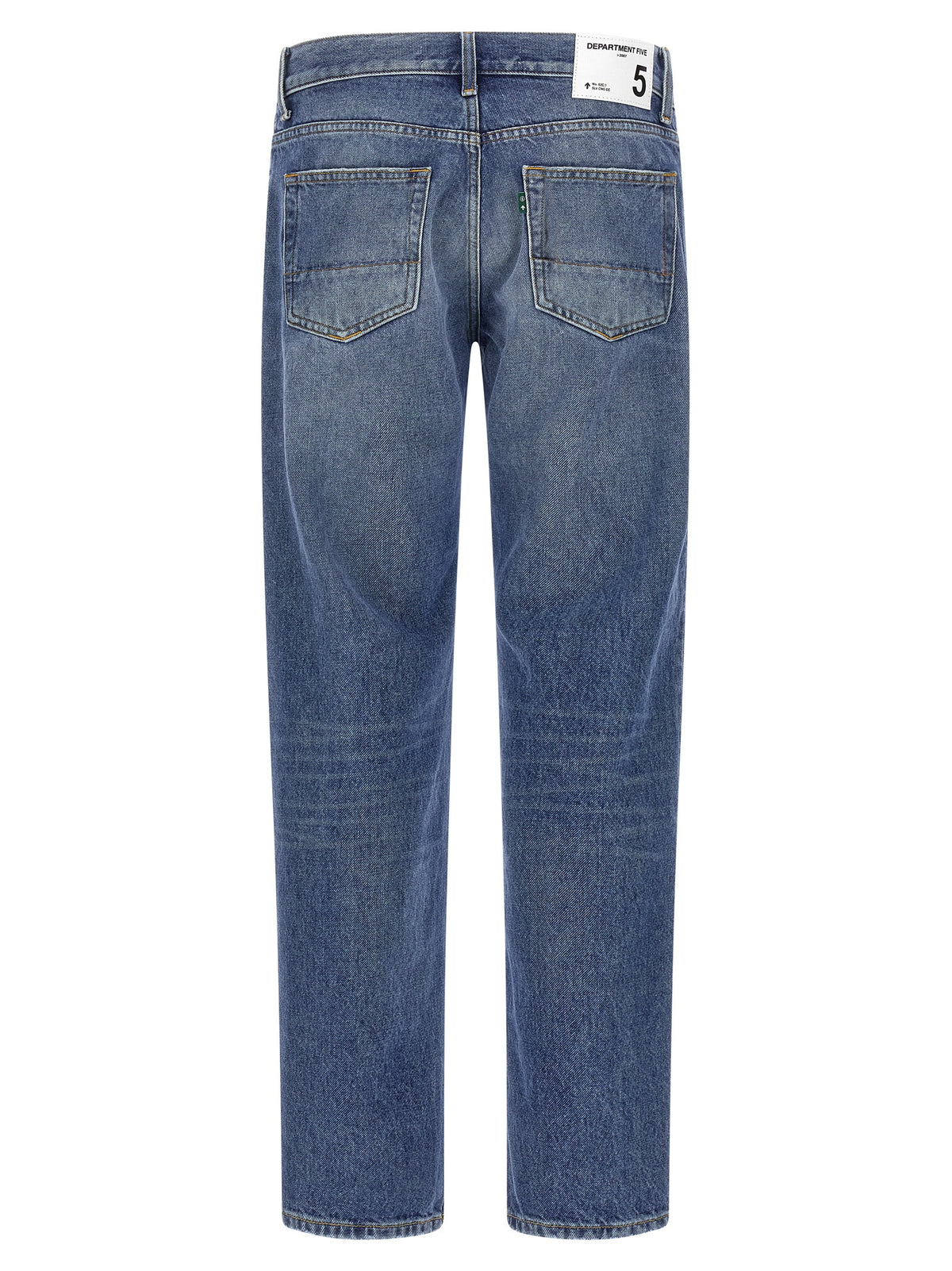 Department 5 Blue Cotton Straight-Leg Jeans