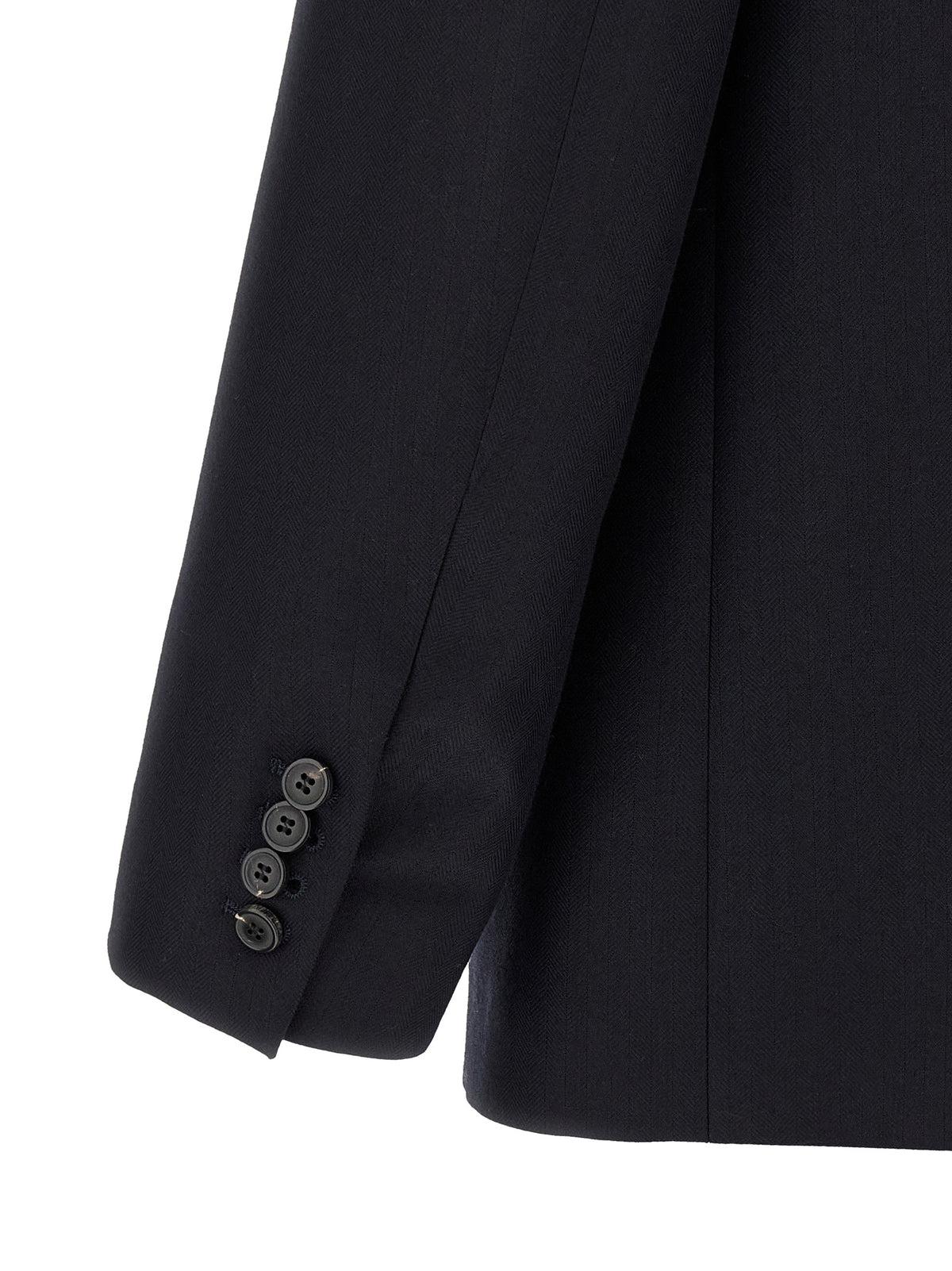 Dries Van Noten Buforden Blue Wool Blazer for Men