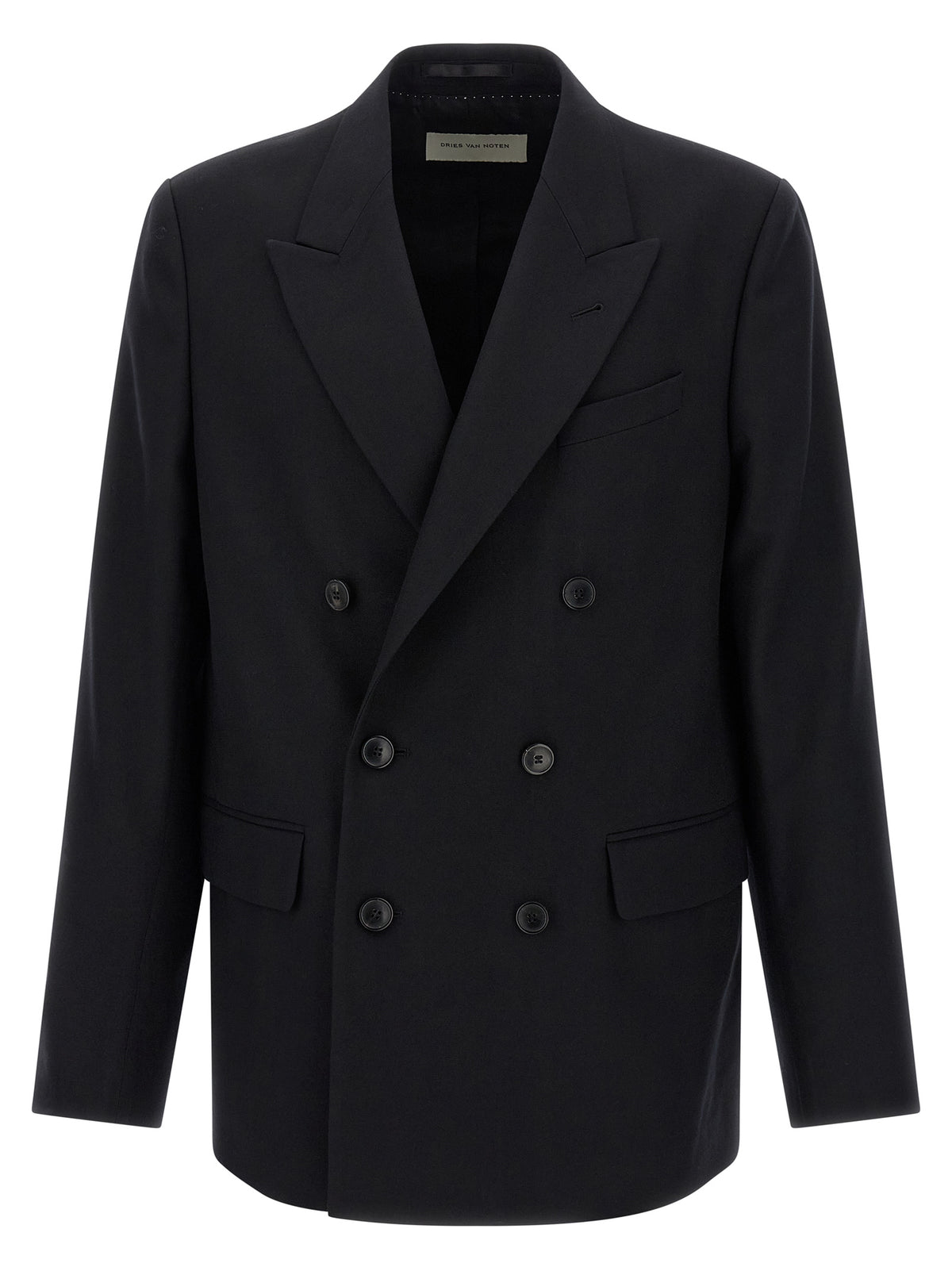 Dries Van Noten Black Wool Blazer