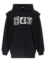 Undercover Black Cotton Sweatshirt