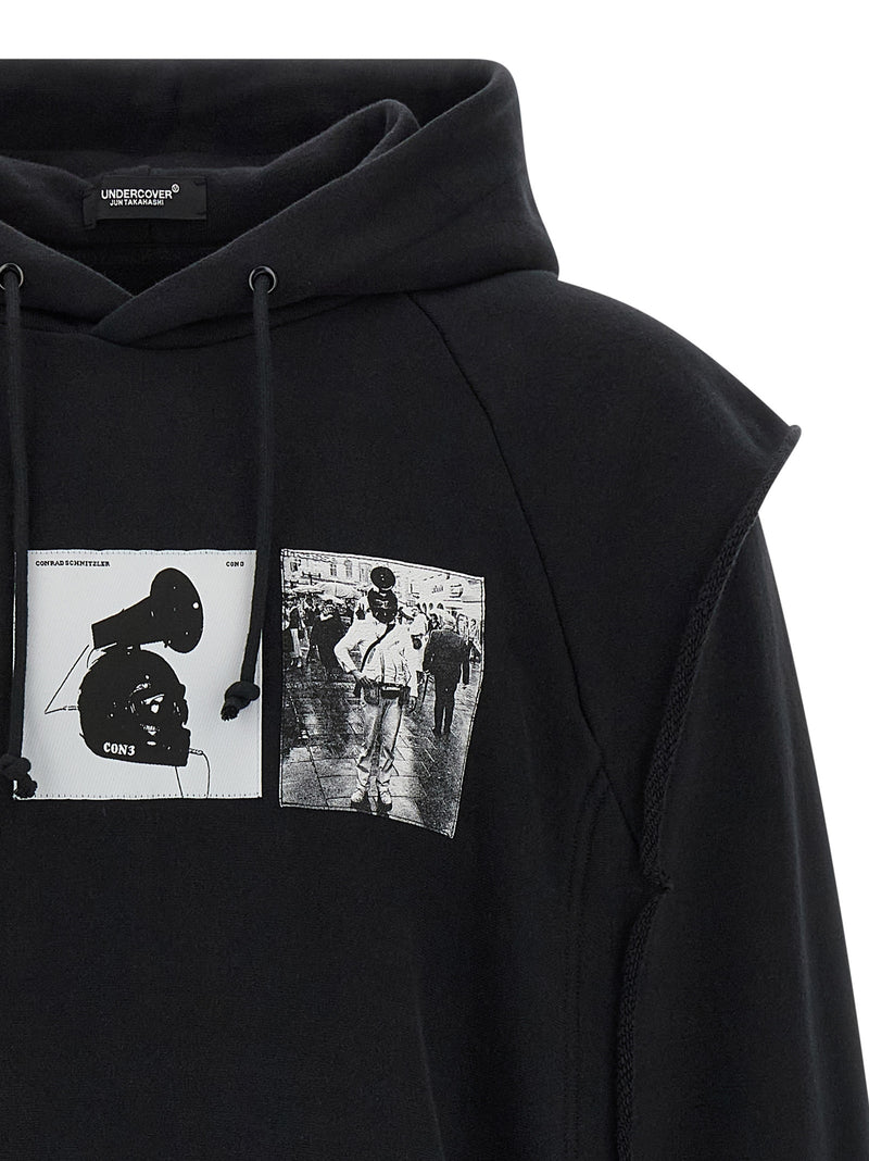 Undercover Black Cotton Sweatshirt
