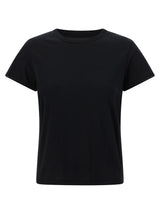 Mother Denim Black Cotton T-Shirt