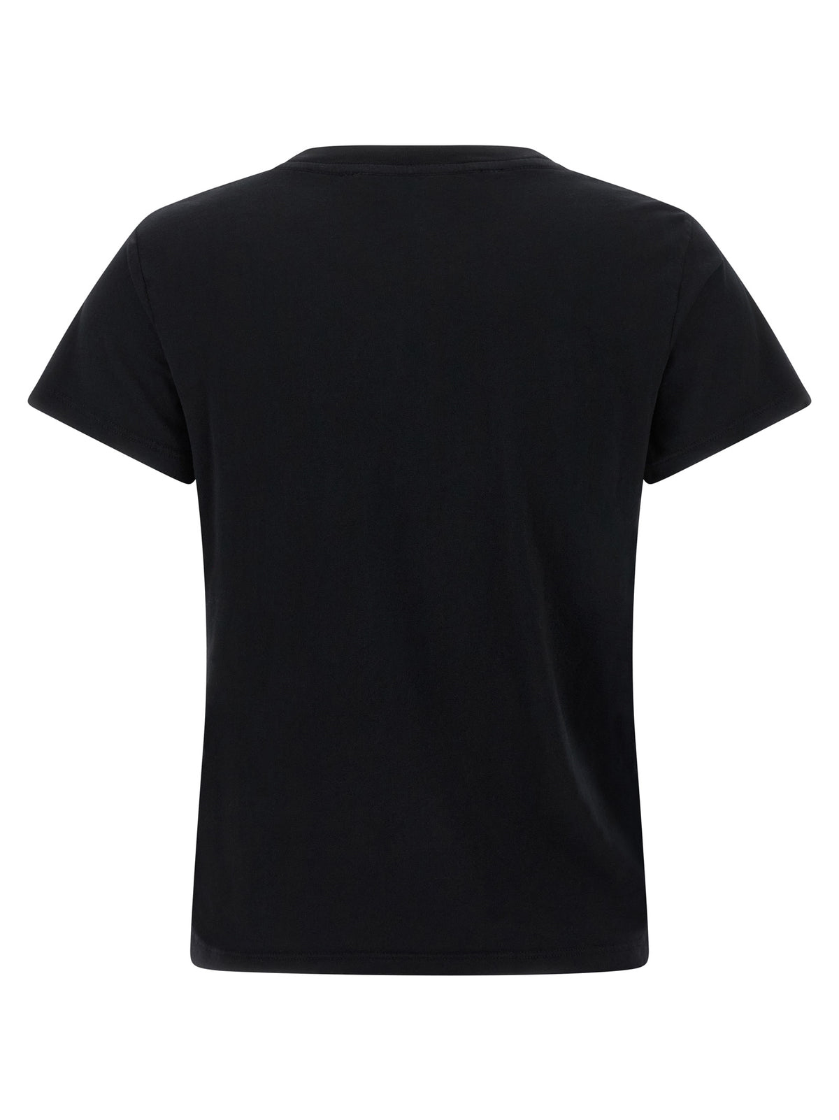 Mother Denim Black Cotton T-Shirt