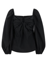 Carolina Herrera Black Cotton Tank Tops