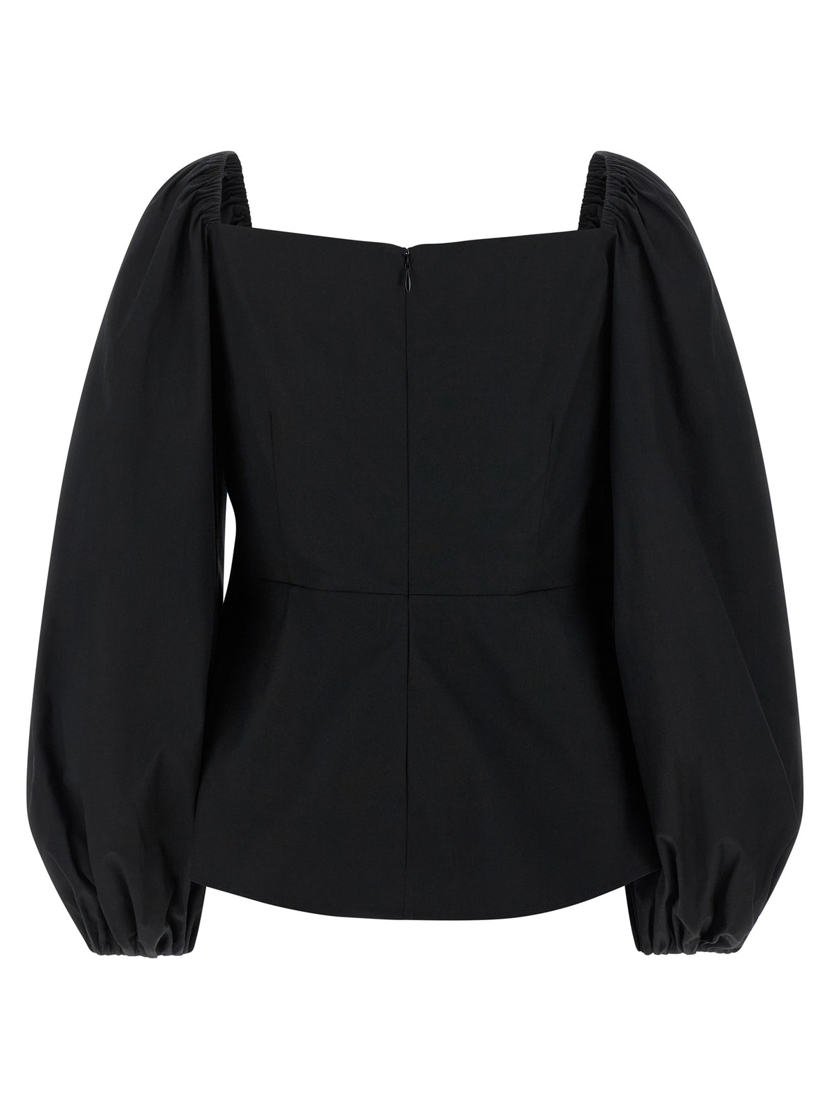 Carolina Herrera Black Cotton Tank Tops