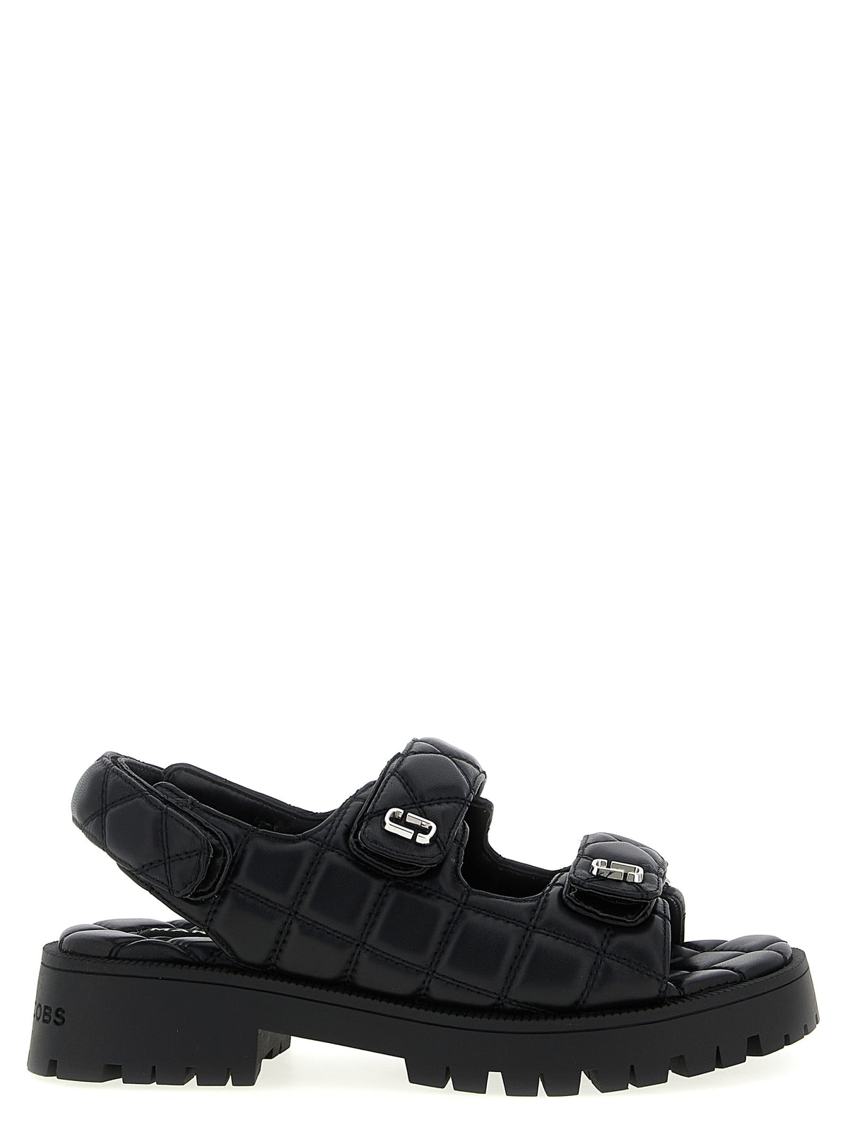 Marc Jacobs Black Lamb Leather Mid Heel Pumps