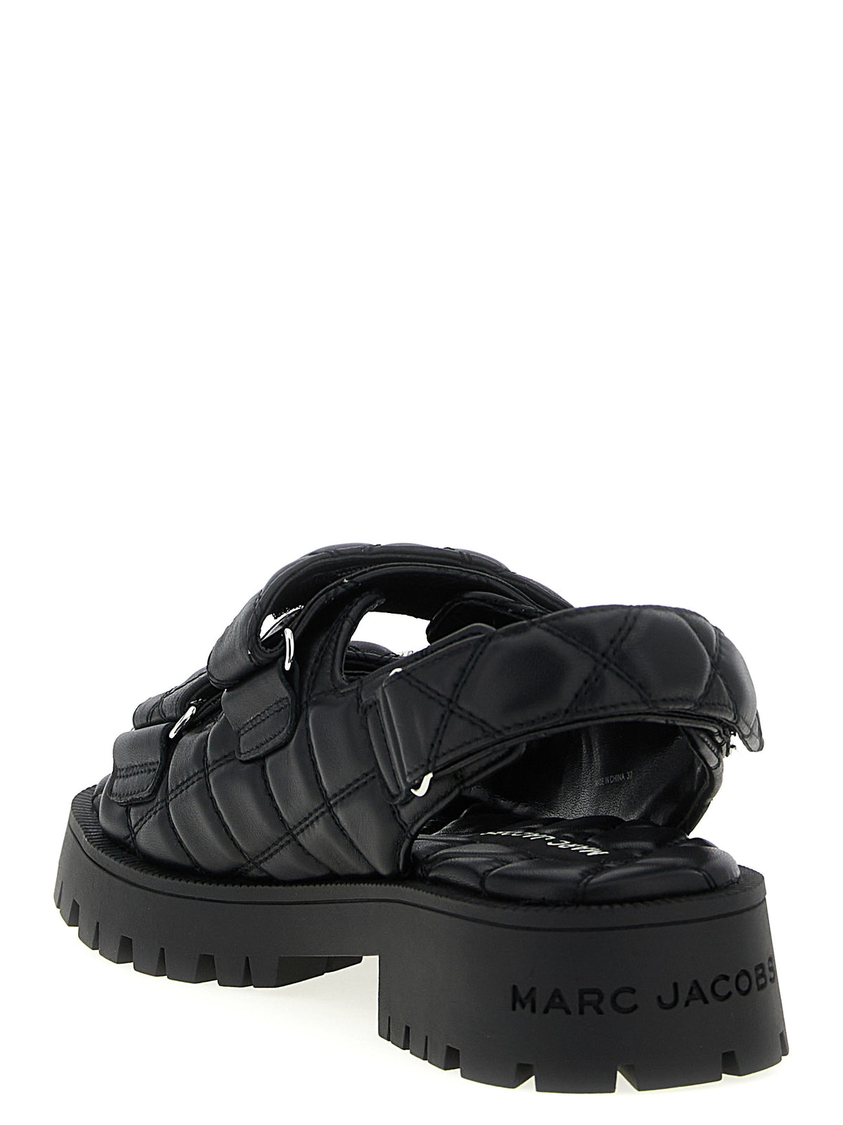 Marc Jacobs Black Lamb Leather Mid Heel Pumps