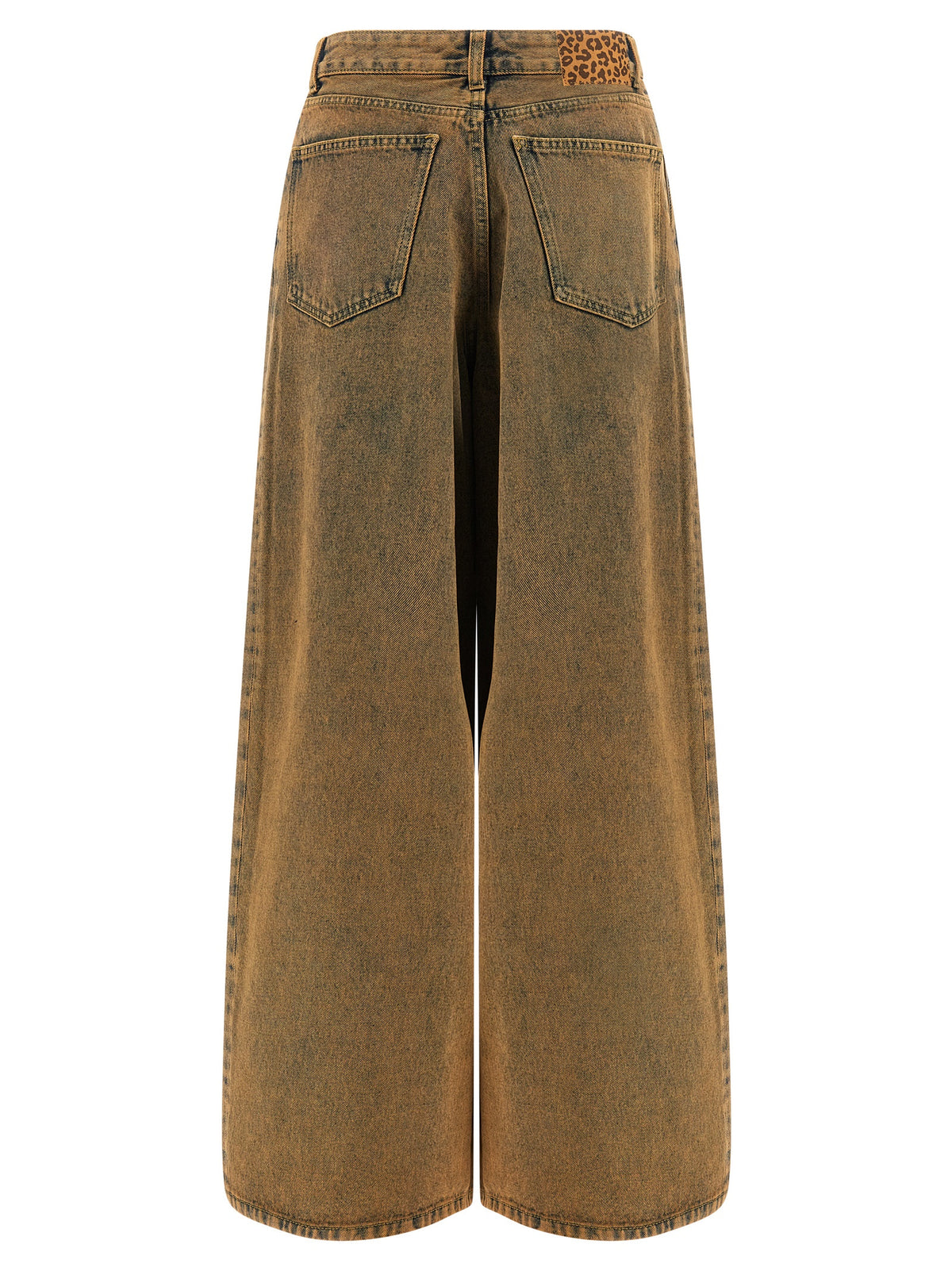 Alanui Brown Cotton Jeans Denim