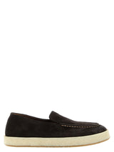 Mocassins à enfiler en cuir marron Marsell