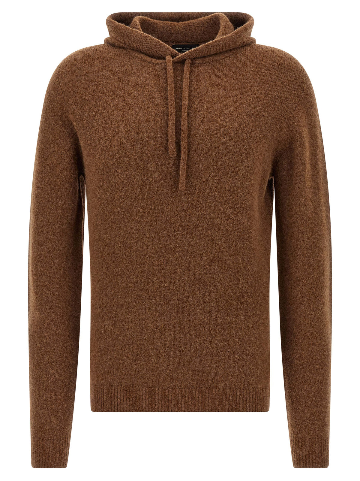 Roberto Collina Brown Virgin Wool Cardigan