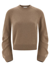 NUDE Beige Virgin Wool Cardigan