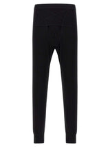 Rick Owens Black Wool Leggings
