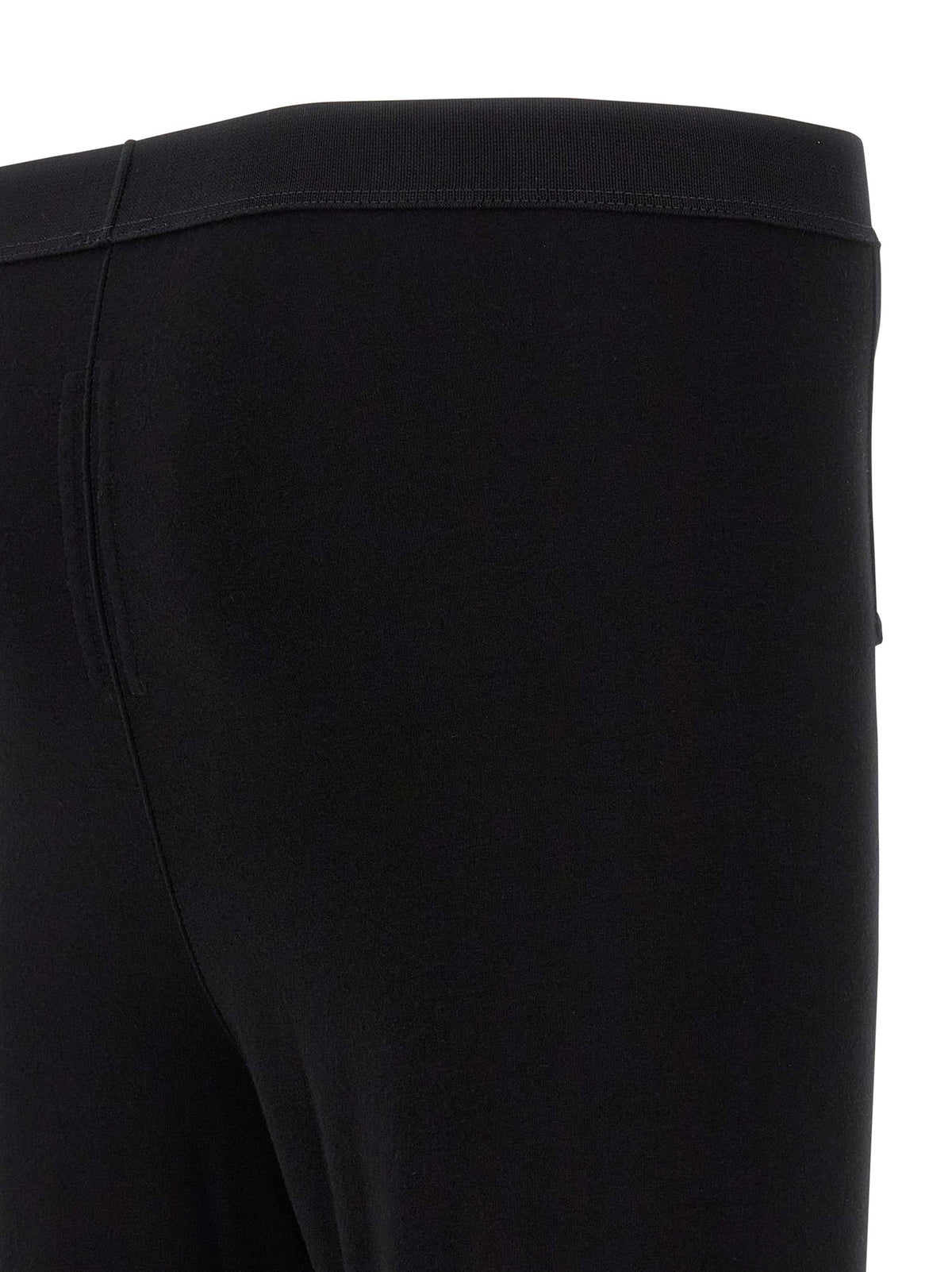 Rick Owens Black Wool Leggings