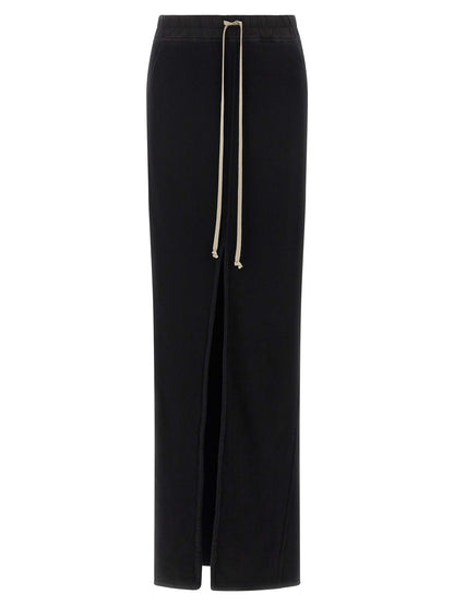 DRKSHDW Black Cotton Mini Skirt