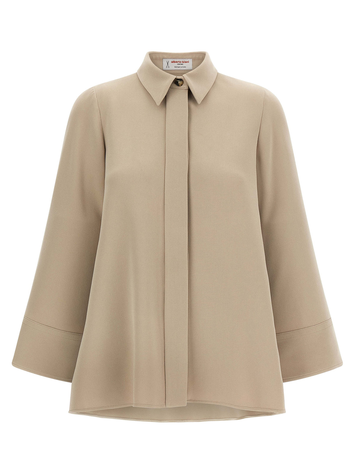 Alberto Biani Beige Triacetate Blouse