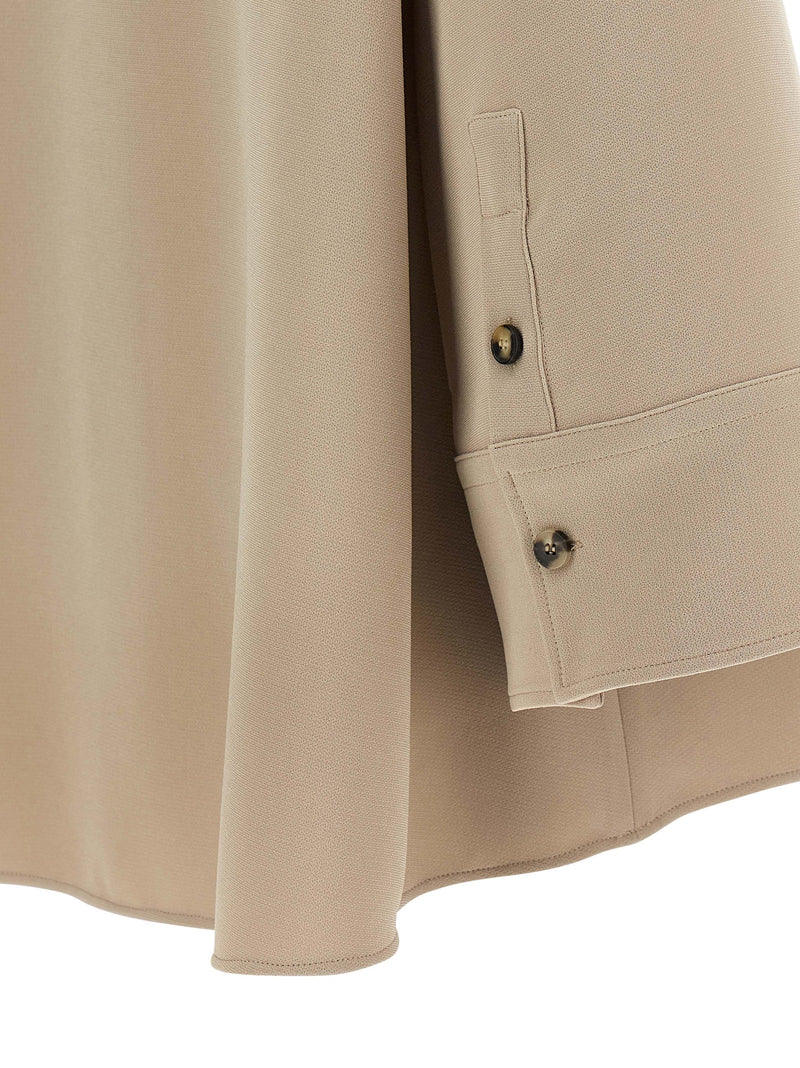 Alberto Biani Beige Triacetate Blouse - Chic & Modern Elegance