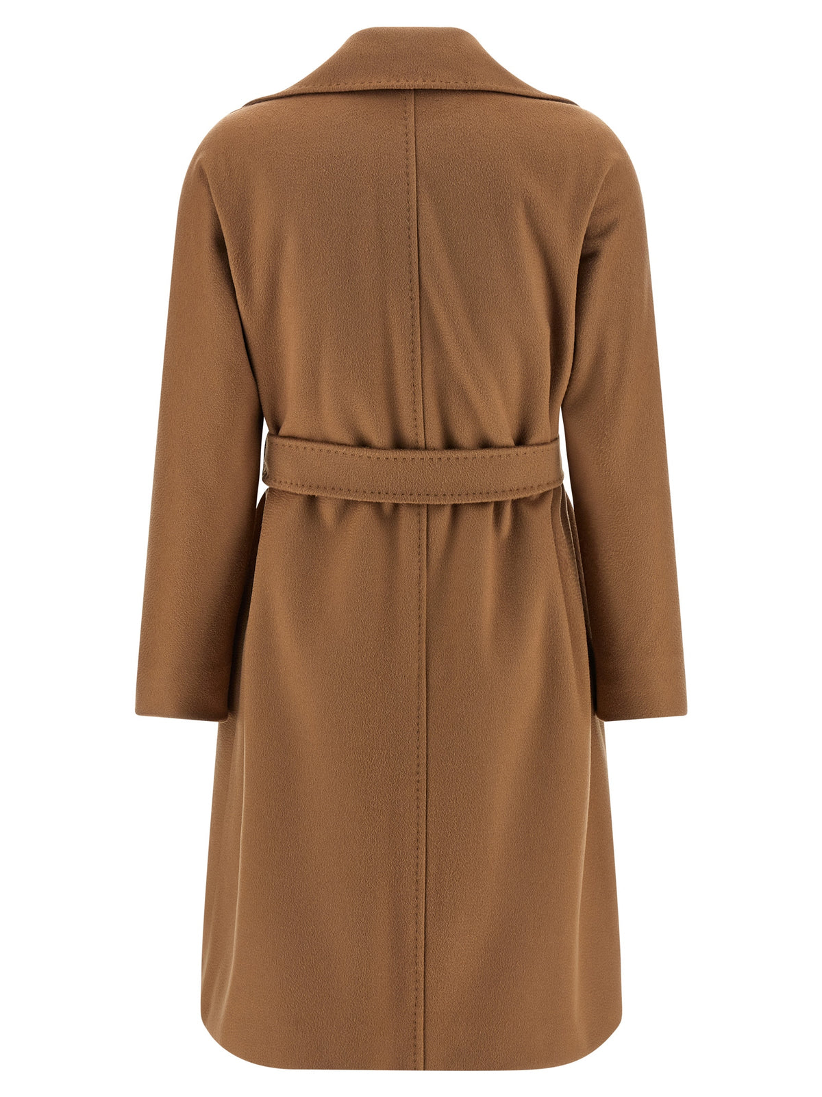 Manteau Max Mara en laine vierge marron