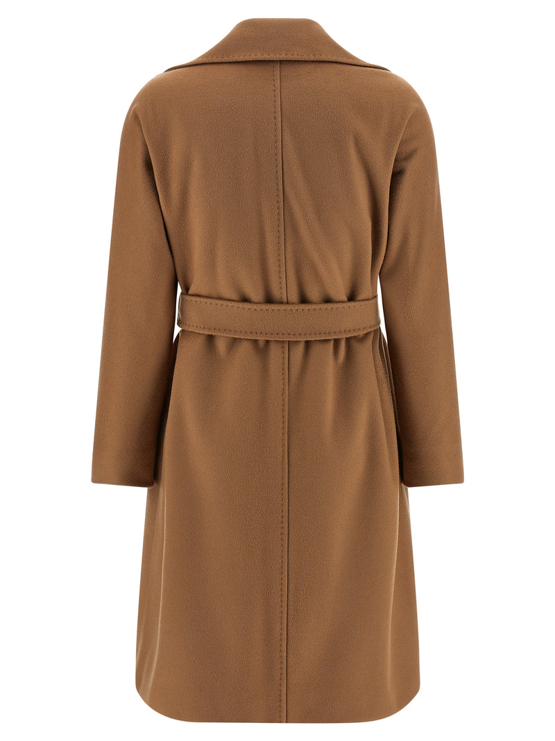 Manteau Max Mara en laine vierge marron