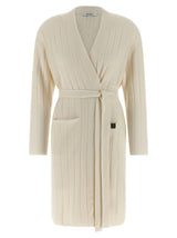 Max Mara White Cashmere Cardigan