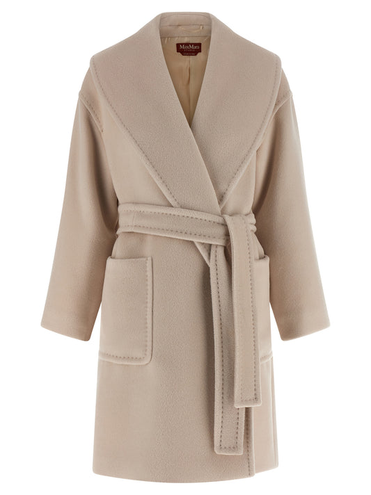 Manteau en laine beige Max Mara