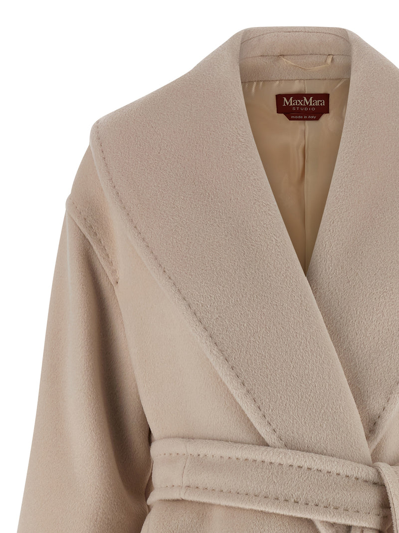 Manteau en laine beige Max Mara