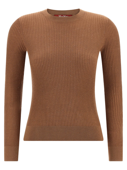 Gilet en Soie Beige Max Mara