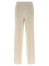 Max Mara White Cashmere Joggers (Workout Pants)